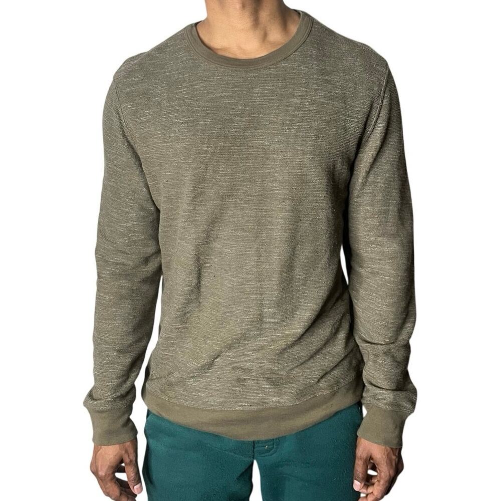 NWT Rails Men's Medium Olive Green Sustainable Crewneck Sweatshirt